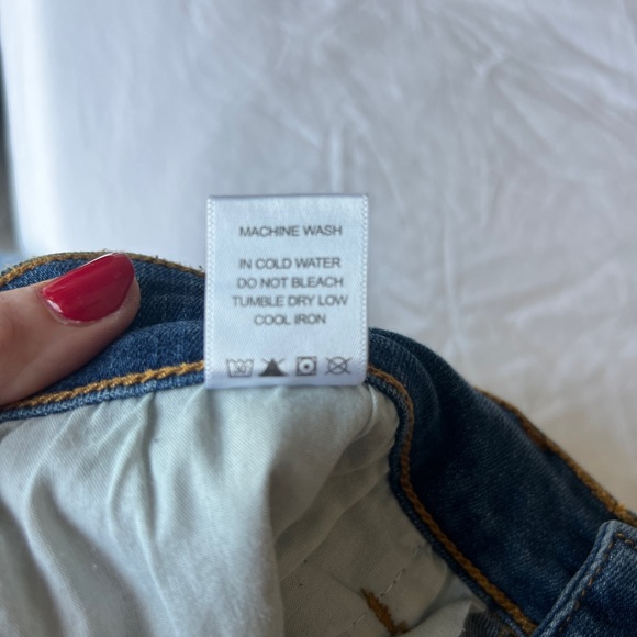 Judy Blue Distressed Blue Jeans skinny fit 14w - Picture 2 of 8